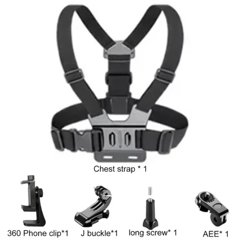 Chest Strap Mount Belt Mobile Phone For iphone 14 Holder For GoPro Hero 11 10 9 8 DJI Outdoor Move Action Camera Accessories POV