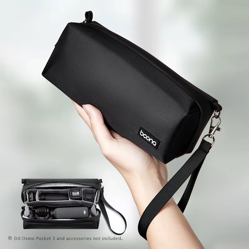 BOONA Oxford Action Camera Bag for DJI Pocket 3 Portable Shoulder Sports Camera Accessories Storage Bag