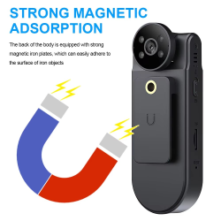 4K 1080P HD Wifi Body Camera Portable Night Vision Police Cam Small Digital Video DVR Recorder Back Clip Sport Bike Camcorder