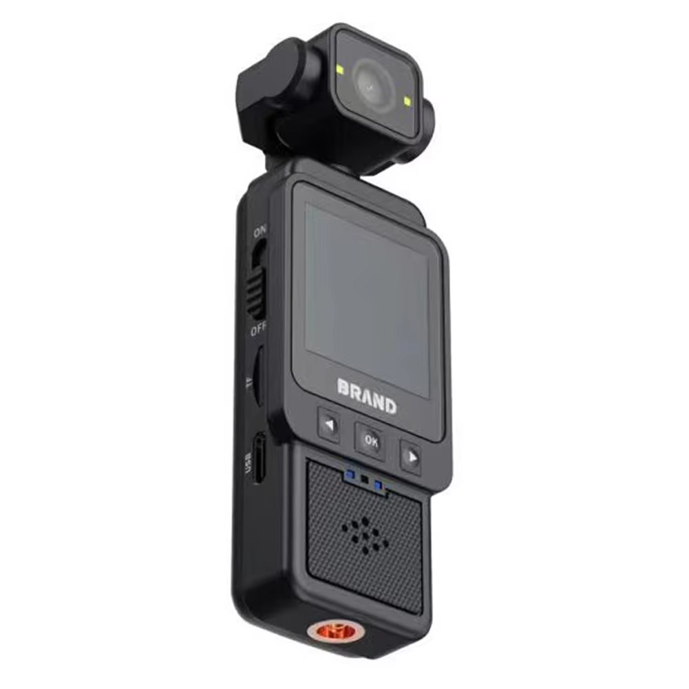 Wearable 1080P WiFi Sports Camera Handheld 180° Rotating Mini Portable Anti-shake Camera Wireless Night Vision Cycling Recorder