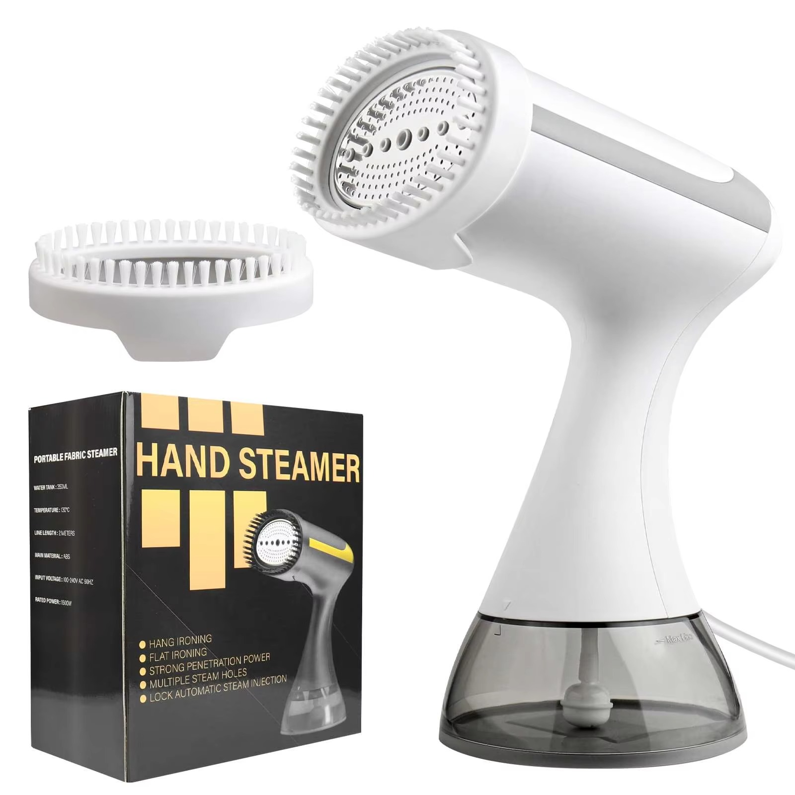 1500W Hand Holding Garment Steamer Iron Steam Cleaner For Cloth 350ml Large Water Tank Garment Hanging Steamer Clothes Ironing