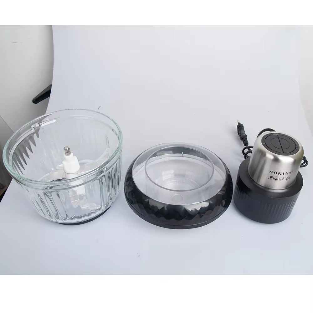 Houselin Food Processors, Electric Meat Grinder & Vegetable Chopper - 2 Bowls with Powerful 800W Copper Motor
