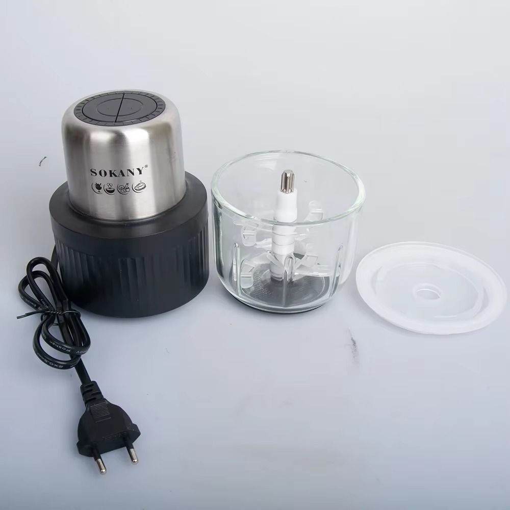 Houselin Food Processors, Electric Meat Grinder & Vegetable Chopper - 2 Bowls with Powerful 800W Copper Motor