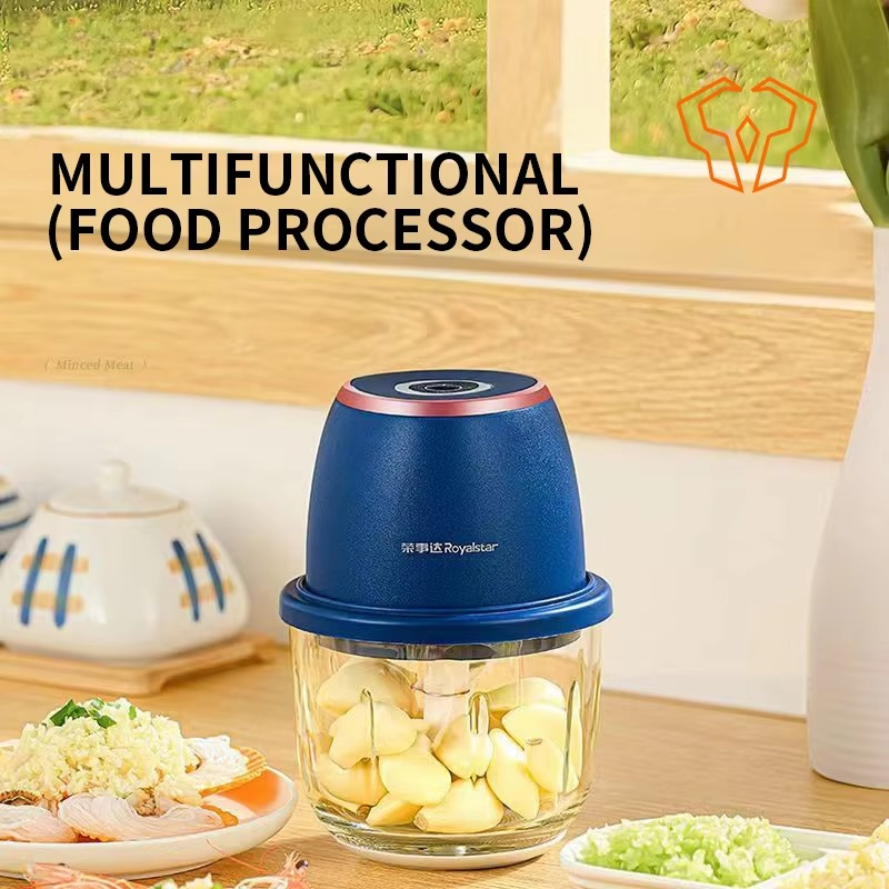 Electric Garlic Beater Mincer Small Meat Grinder Garlic Press Kitchen Essentials Made of Glass Kitchen Procesador De Alimentos
