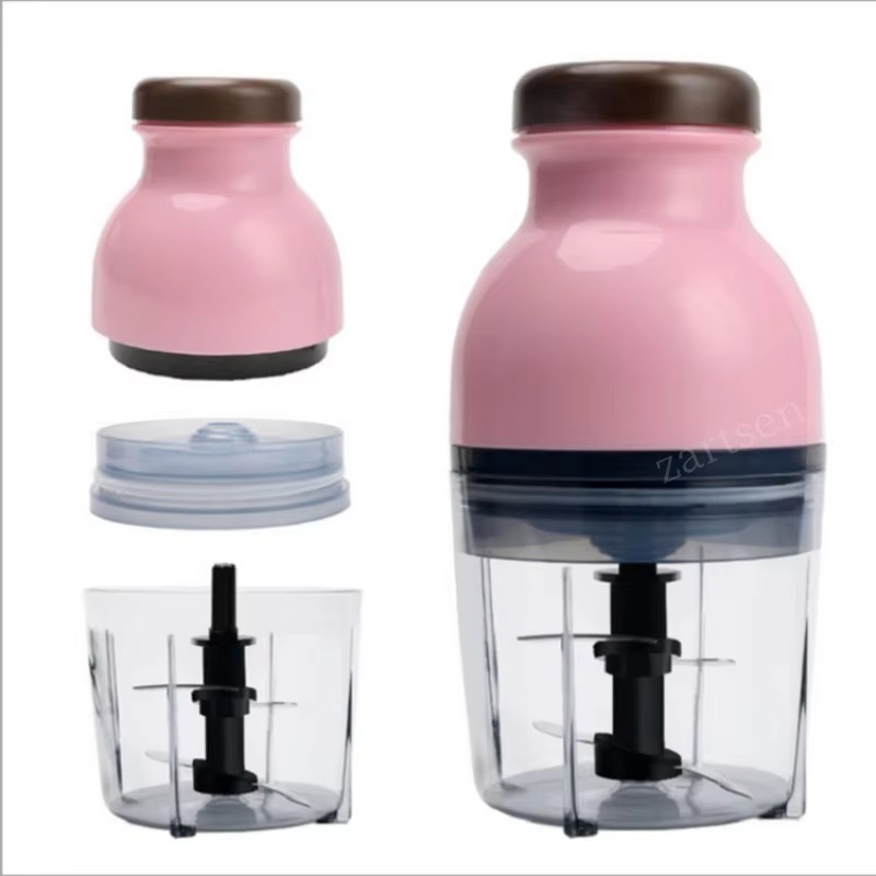 Multifunctional Juice Extractor Meat Chopper Ergonomic Design ABS Stainless Steel 500Ml Capacity For Kitchen For Household