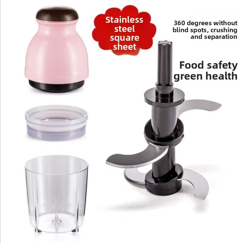 Multifunctional Juice Extractor Meat Chopper Ergonomic Design ABS Stainless Steel 500Ml Capacity For Kitchen For Household
