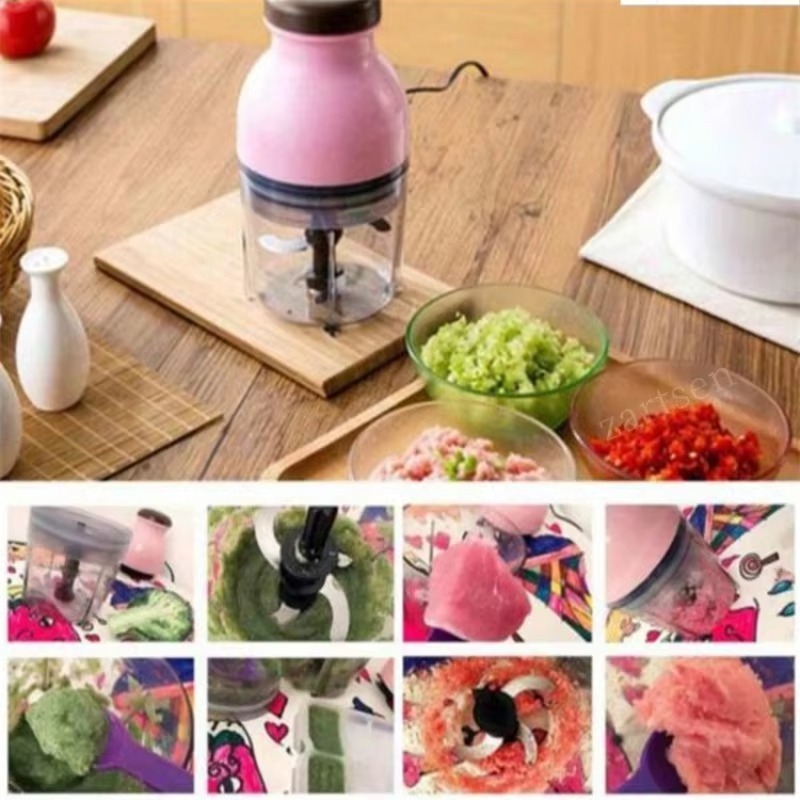 Multifunctional Juice Extractor Meat Chopper Ergonomic Design ABS Stainless Steel 500Ml Capacity For Kitchen For Household