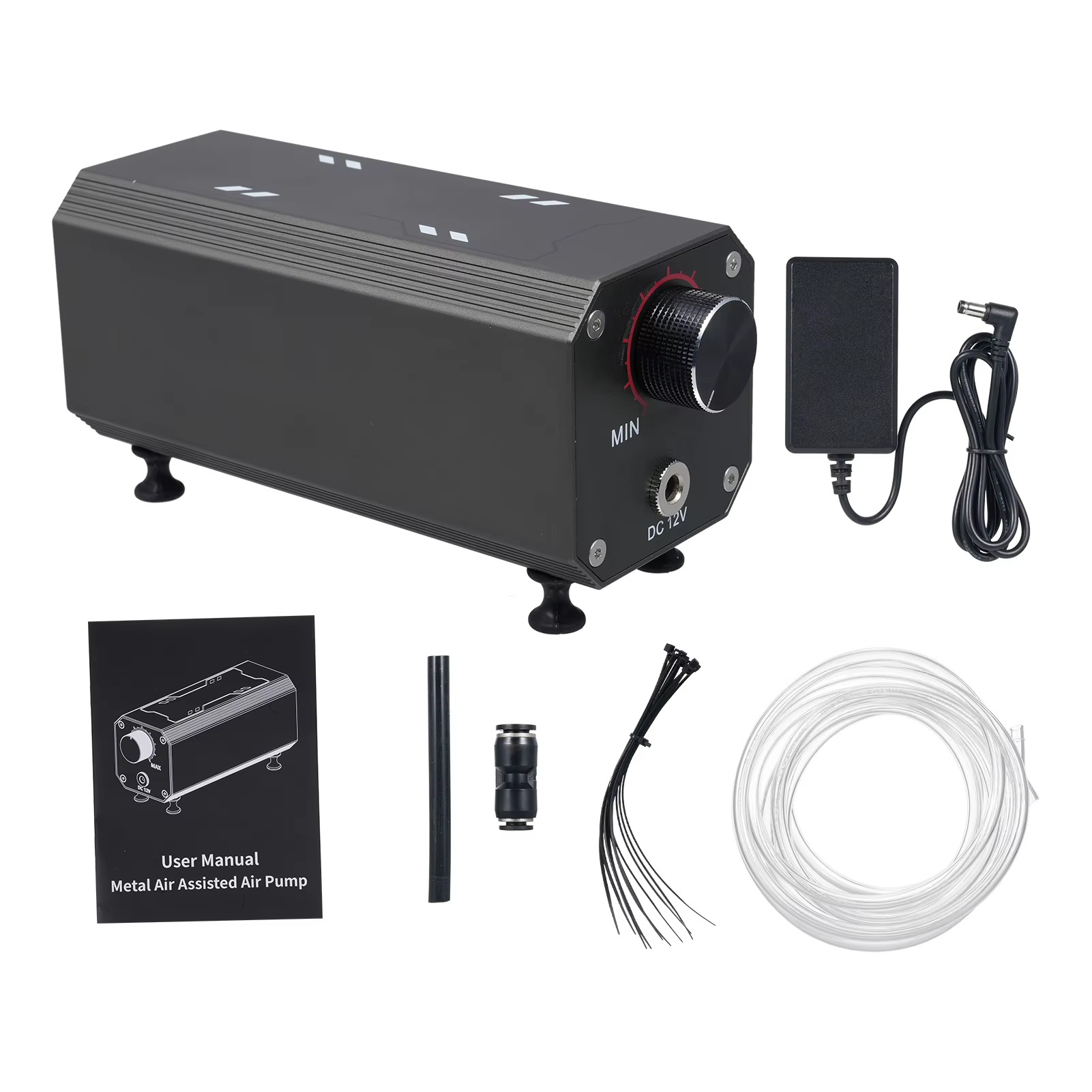 110V/220V Laser Cutting Air Assist System Pump 30L/Min Remove Smoke and Dust for Laser Engraver Cutter Machine