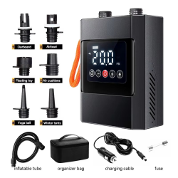 SUP Pump Stand-Up Paddle Rechargeable 20PSI Inflatable PVC Boat Kayak Accessories for Surfing Kite Mattress Tent Mattress