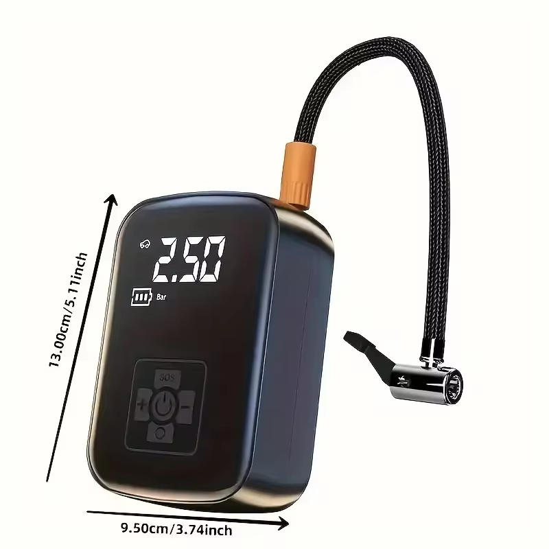 Car air pump Car portable intelligent wireless digital display pump Multifunctional tire basketball bicycle emergency air pump