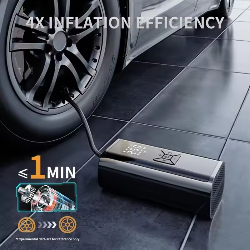 YIJU Wireless Air Pump 150psi Portable Electric Tire Inflator For Car Bicycle Motorcycle Mini Air Compressor Tire Air Injector