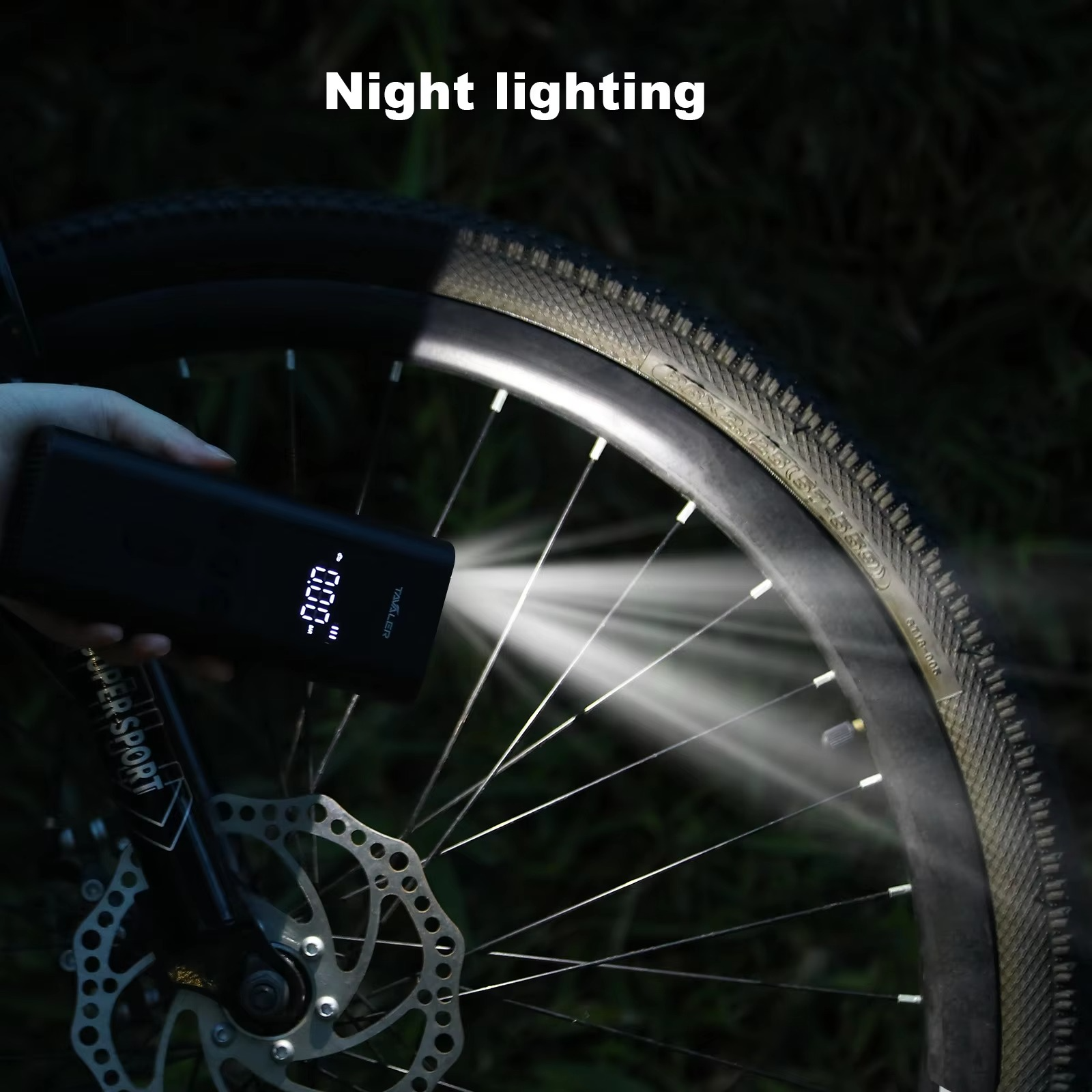 150psi Air Pump Portable Wireless Electric Tire Inflator For Bicycle Car Motorcycle Air Compressor Injector Bike Accessories