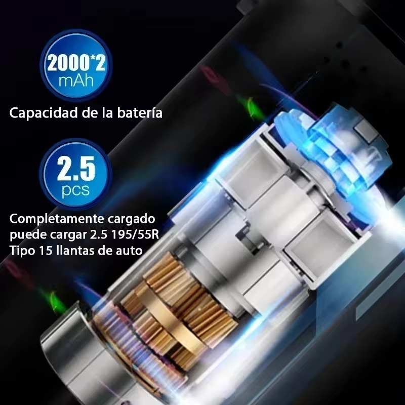 Mini Car Electric Inflation Air Pump Portable Wireless Handheld Charging Digital Display Tire Pump For Car Motorcycle Bike Ball
