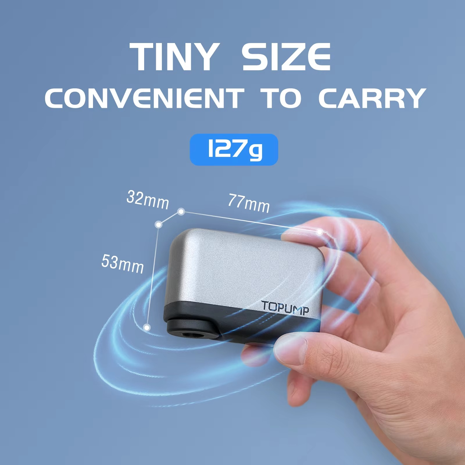TB2 Tire Inflator Mini Bicycle Pump High Pressure 120PSI 450mAh Battery Cycling Bike Accessories Schrader Presta Valve Tiny Pump