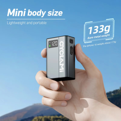 Ultralight Bike Air Electric Pump CYCLAMI E1 120psi Portable Pocket Tire Inflator For MTB Road Bicycle Motorcycle Aluminum Alloy