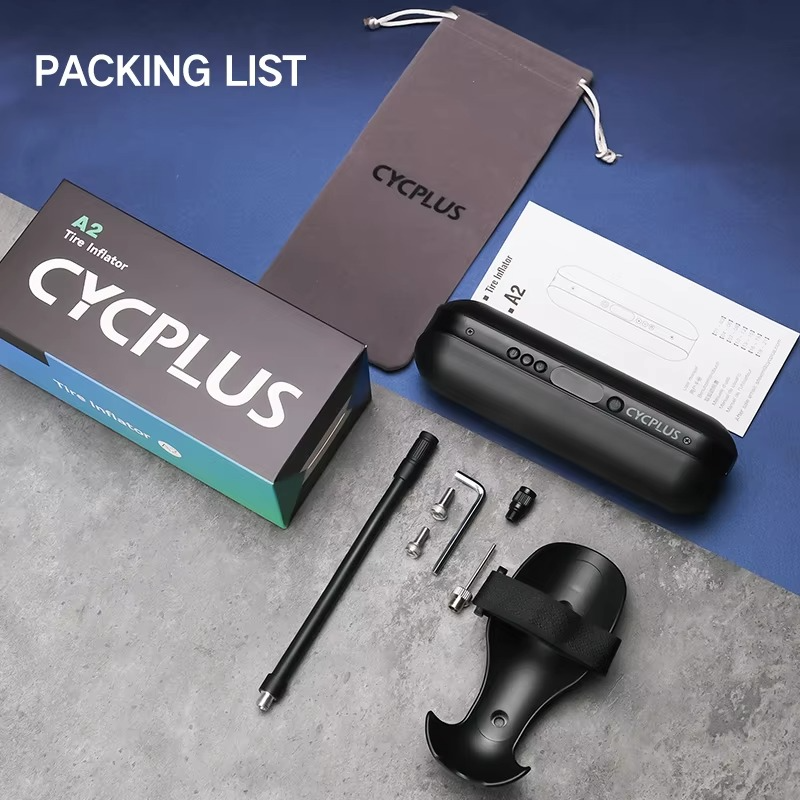 CYCPLUS Electric Bike Pump High Pressure Portable Inflator Power Bank Hand Pump for Car Tyre MTB Foot Ball Bicycle Accessories