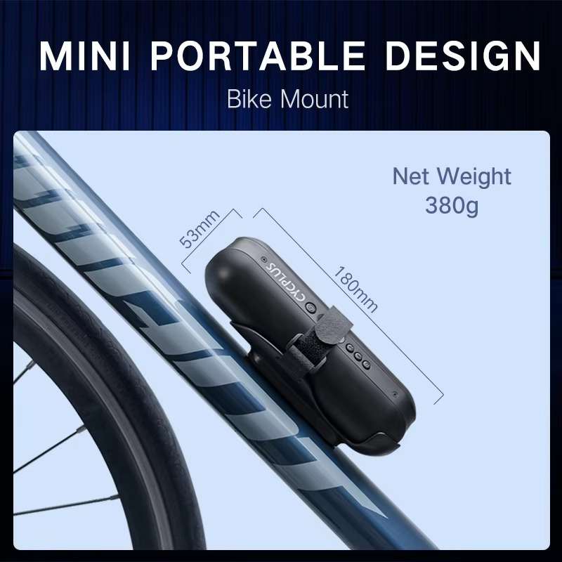 CYCPLUS Electric Bike Pump High Pressure Portable Inflator Power Bank Hand Pump for Car Tyre MTB Foot Ball Bicycle Accessories