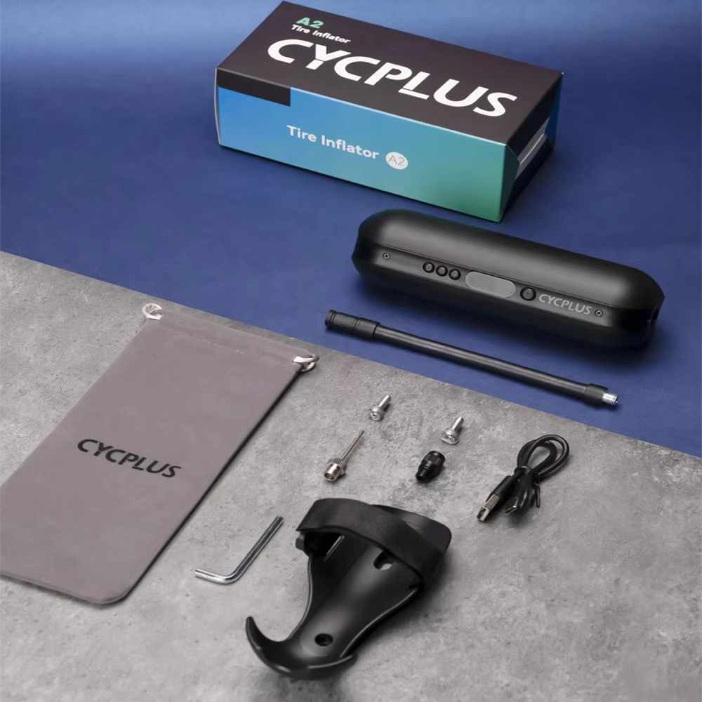 CYCPLUS Electric Bike Pump High Pressure Portable Inflator Power Bank Hand Pump for Car Tyre MTB Foot Ball Bicycle Accessories
