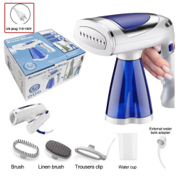 1600W Handheld Steamer for Clothes Portable Foldable Travel Steam Iron Garment Steamer Multiple Use 110V-240V 3 Speed Adjustable