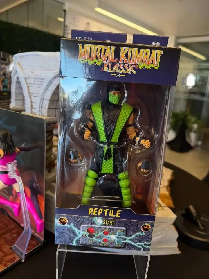 McFarlane Toys MORTAL KOMBAT RAIDEN/REPTILE 18cm Action Figure KLASSICS Model Doll