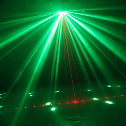 LED Double Layers Butterfly Beam Light 4IN1 DMX512 Controller Stage Effect Lights for Party DJ Disco KTV Wedding Performence