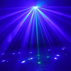 LED Double Layers Butterfly Beam Light 4IN1 DMX512 Controller Stage Effect Lights for Party DJ Disco KTV Wedding Performence