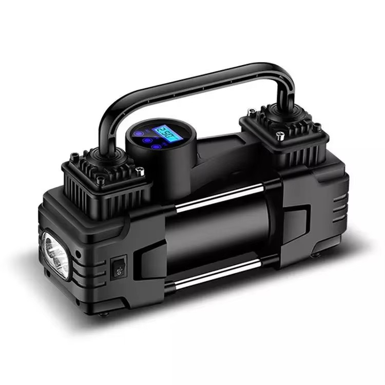 Car Tire Pump Auto Air Compressor Digital Display 12V Portable Auto Air Pump Up To 150 PSI Vacuum Tire Pump Car Accessories