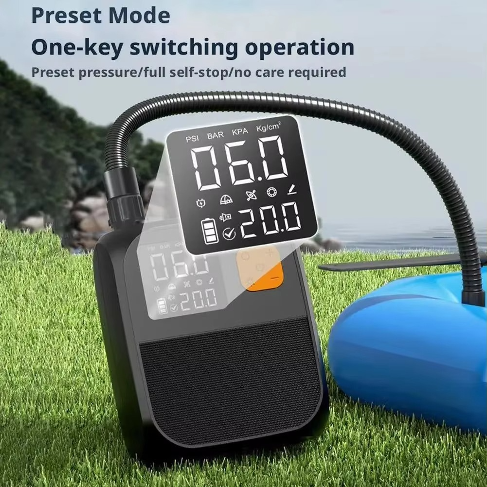 EAFC High Pressure 25PSI Portable Air Compressor Stand Up Paddle SUP Pump Electric Air Pump Car electronic accessories