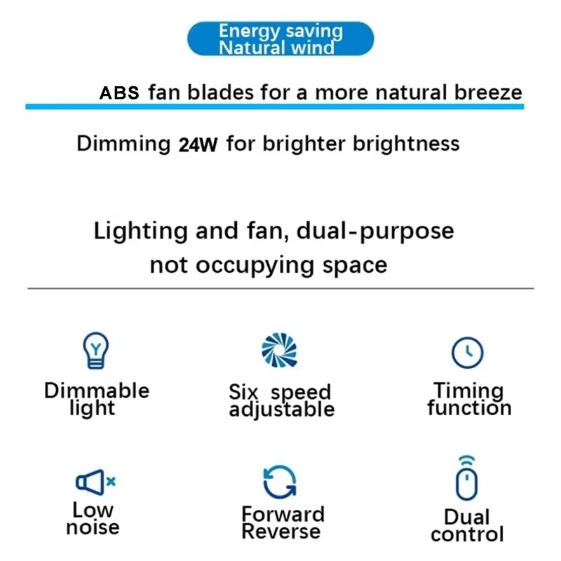 Modern Black White Low Floor DC Motor 35W Ceiling Fans With Remote Control Simple Ceiling Fan With 24W Light Home Fan 220V