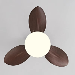 Modern Black White Low Floor DC Motor 35W Ceiling Fans With Remote Control Simple Ceiling Fan With 24W Light Home Fan 220V