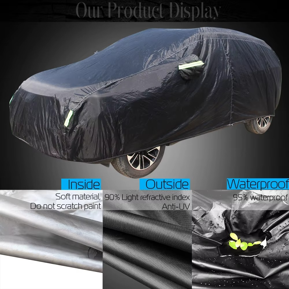 Waterproof Car Cover For BMW i3 Summer Sun Shade Anti-UV Winter Rain Snow Prevent Auto Cove