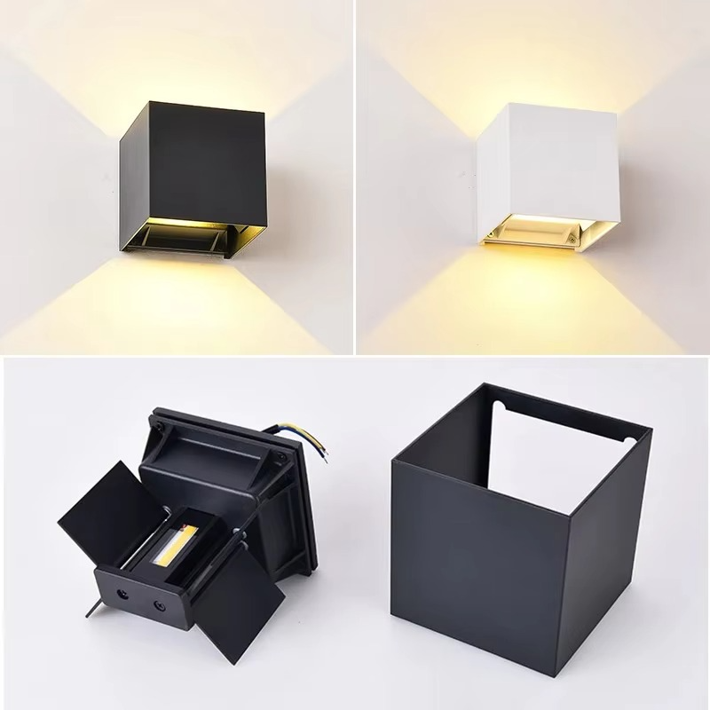 TRAZOS 12W PIR Sensor LED Wall Light Outdoor Waterproof IP65 Porch Garden Wall Lamp Indoor Bedroom Bedside Decoration Lighting