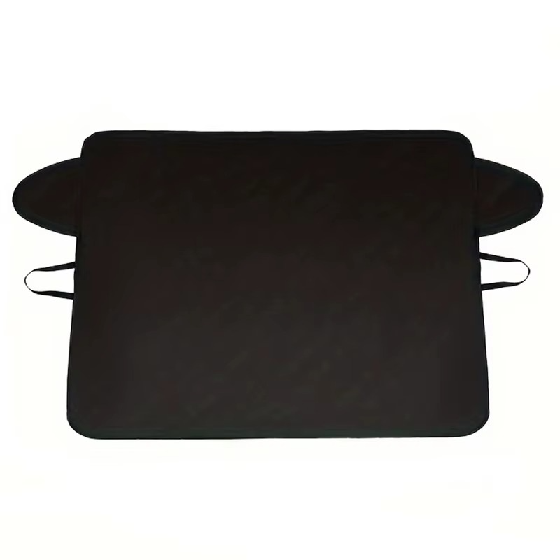 Universal all-weather car windshield cover – snow, frost, and sun protection, durable Oxford fabric, fits most vehicles.