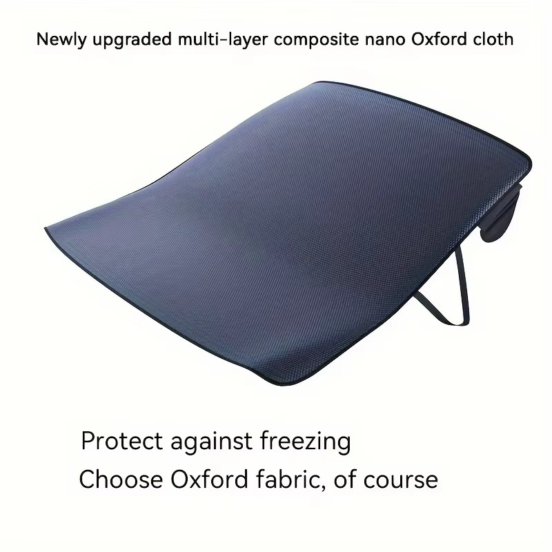 Universal all-weather car windshield cover – snow, frost, and sun protection, durable Oxford fabric, fits most vehicles.