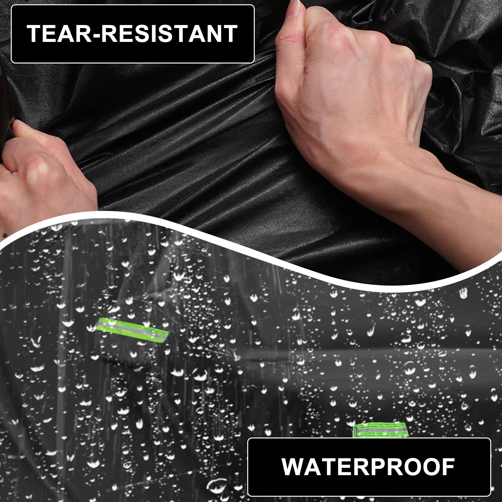 X Autohaux Waterproof Car Cover Aluminum Film Car Outdoor Full Car Cover for Suzuki Jimny JB64W/JB74W with Windproof Rope Hook