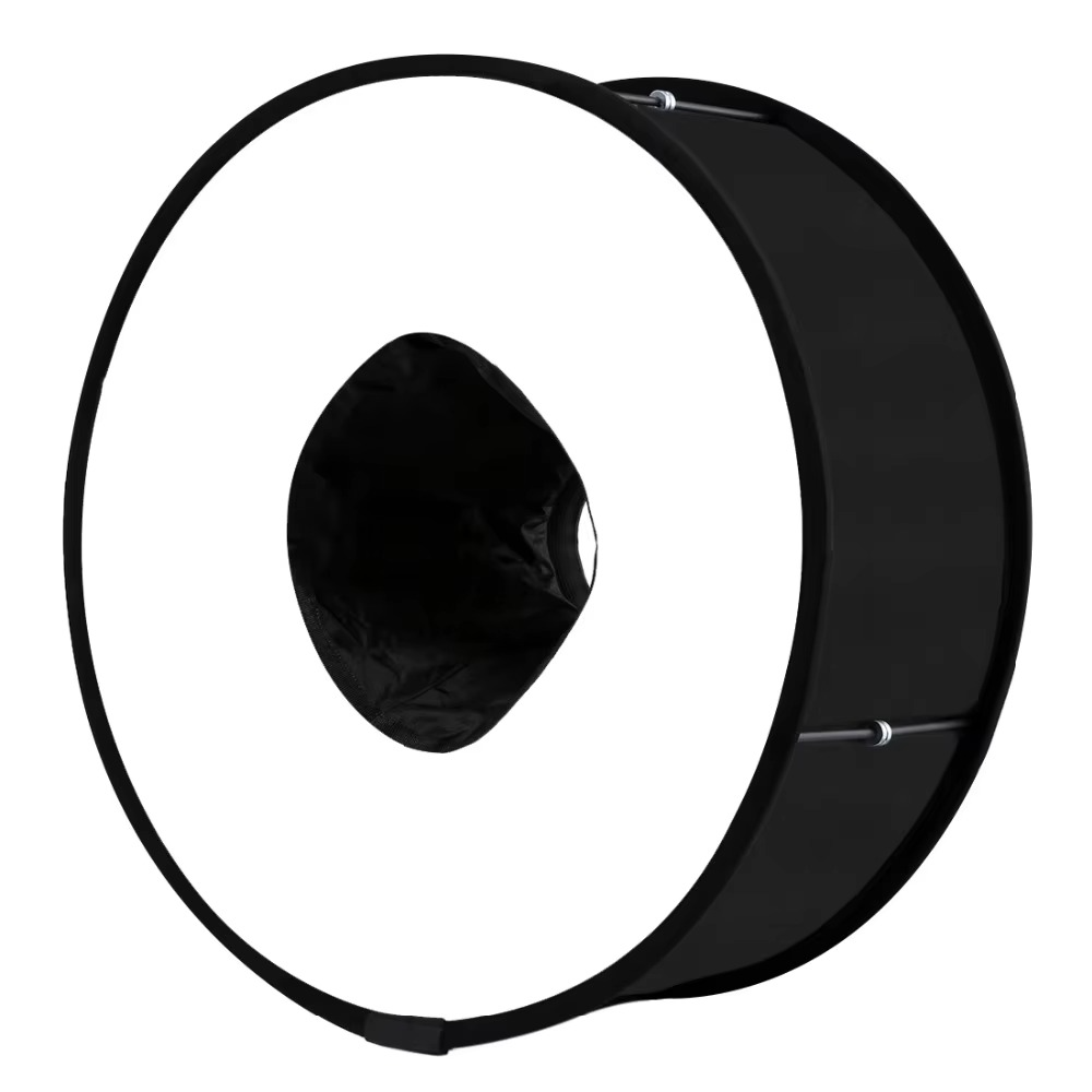 45cm 18" Easy-folded Ring Softbox Speedlight Flash Diffuser Reflector for Canon Nikon Portrait Photography