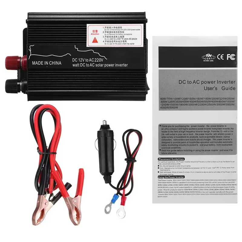 Car Inverter 12V 220V 3000W Voltage Converter USB Voltage Transformer DC 12V To AC 220V Solar Power Inverter for Car