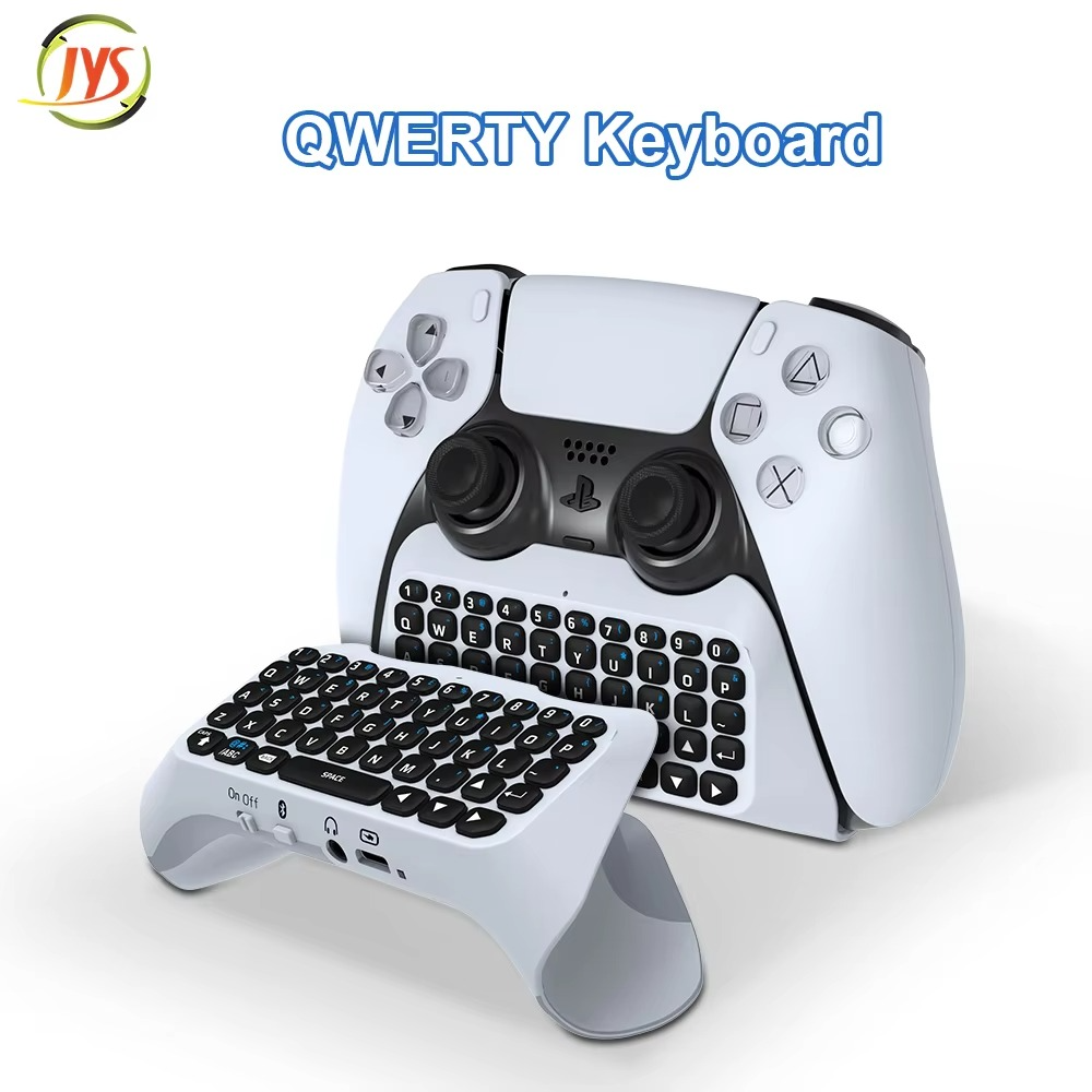 PS5 Wireless gamepad keyboard P5 External keyboard with headphone jack Chat voice Bluetooth keyboard