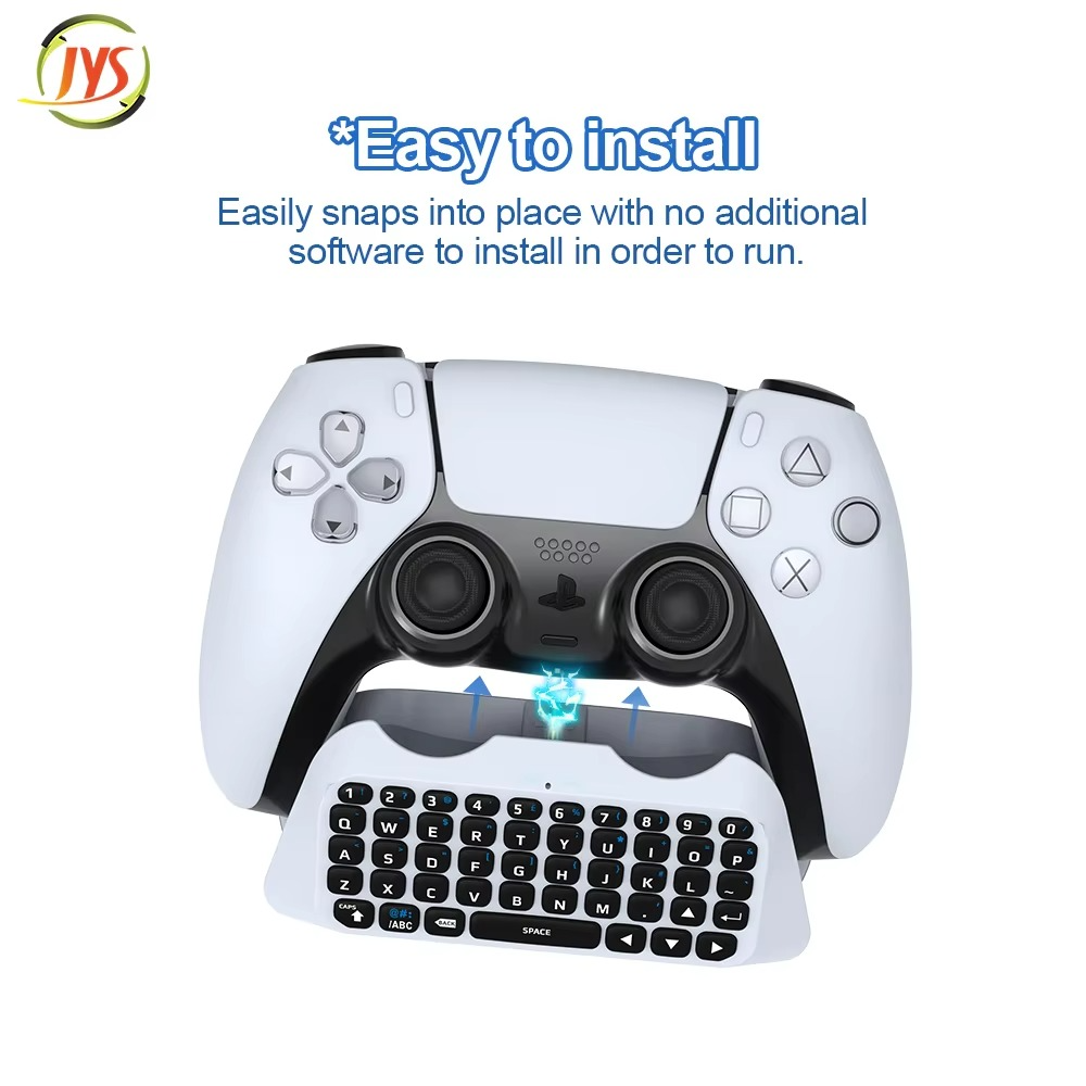 PS5 Wireless gamepad keyboard P5 External keyboard with headphone jack Chat voice Bluetooth keyboard