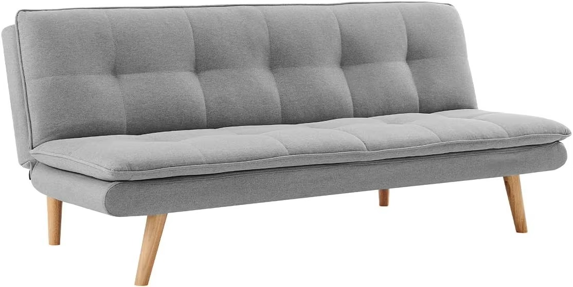 Seater Sofa Bed Lounge Couch Furniture Home Linen Fabric Light Grey sofa dobrável sofa inchable koltuk takım