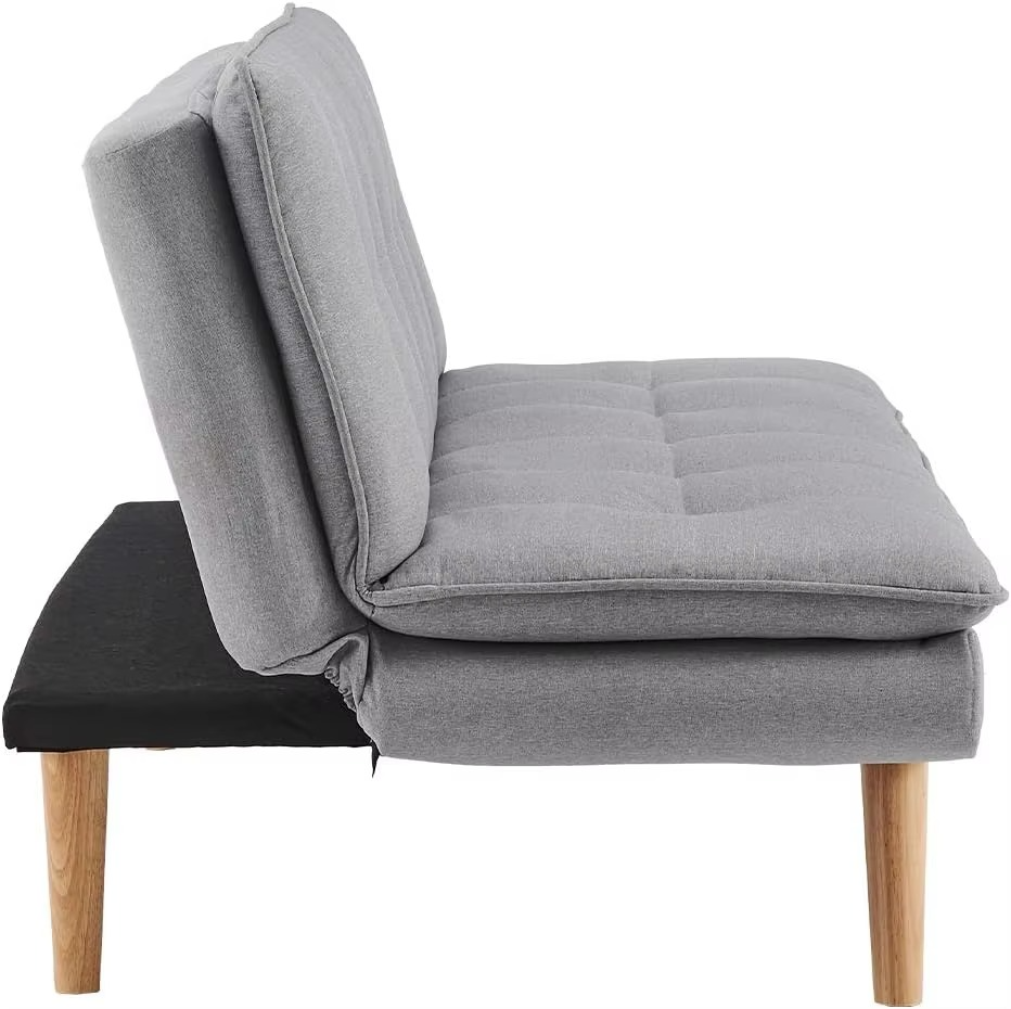 Seater Sofa Bed Lounge Couch Furniture Home Linen Fabric Light Grey sofa dobrável sofa inchable koltuk takım