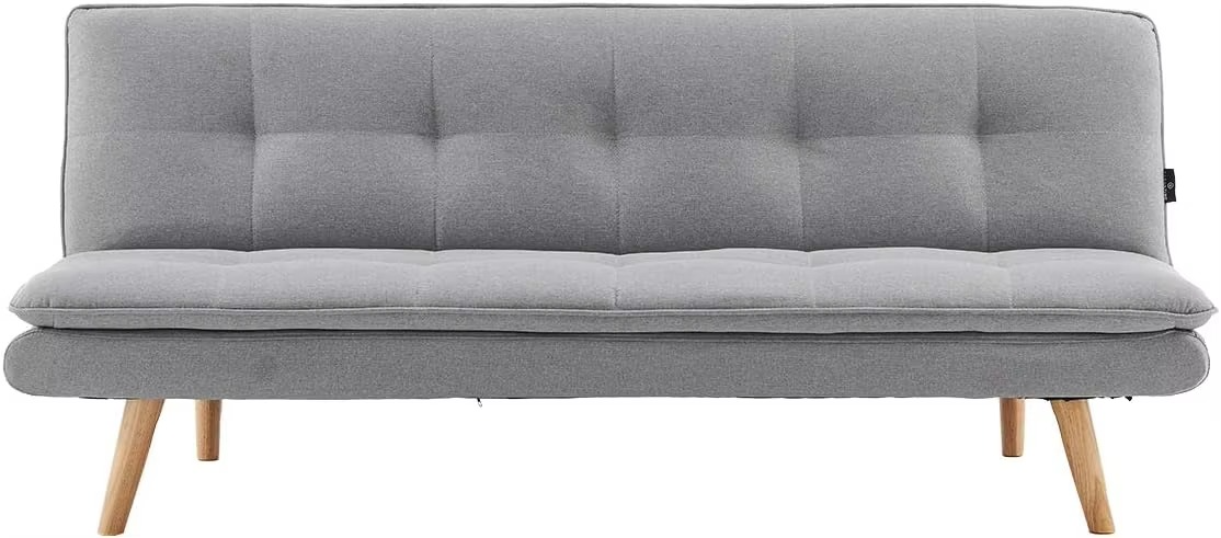 Seater Sofa Bed Lounge Couch Furniture Home Linen Fabric Light Grey sofa dobrável sofa inchable koltuk takım