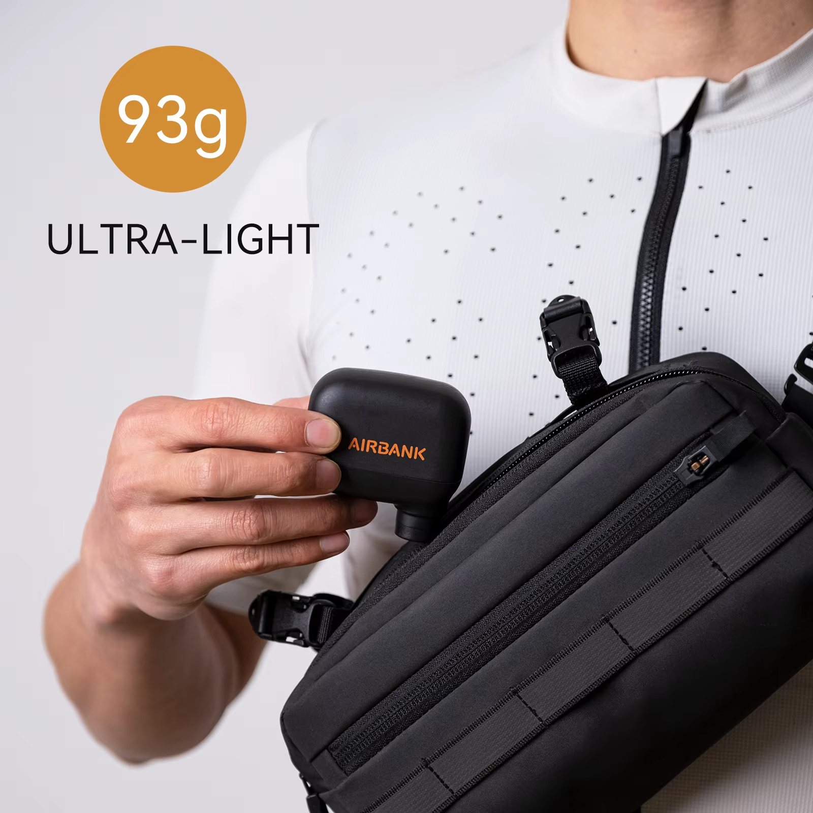 AIRBANK Pocket SE Mini Portable Electric Pump For Bicycle Cordless Tire Presta Schrader Valve Bike Accessories Fast Charging