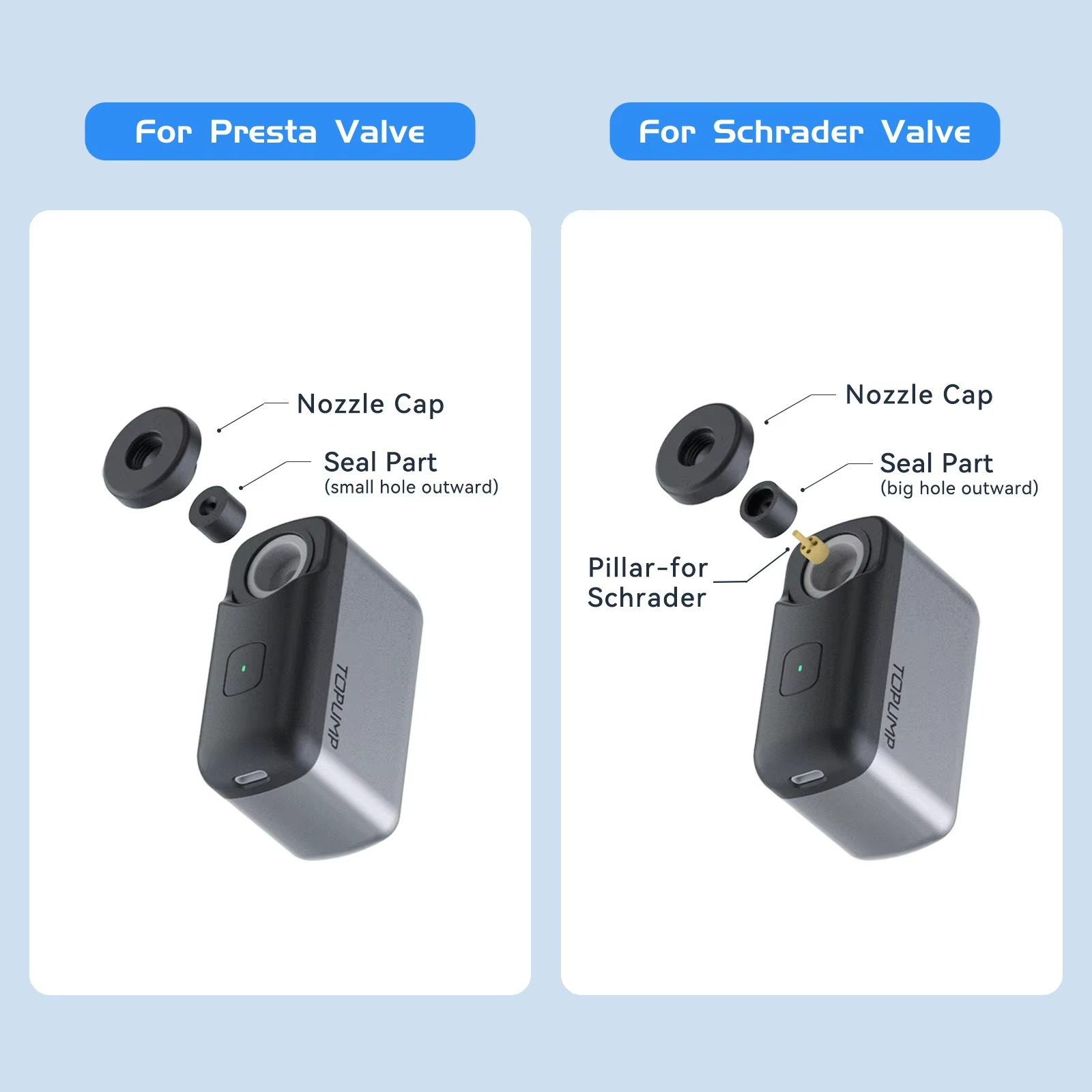 TB2 Tire Inflator Mini Bicycle Pump High Pressure 120PSI 450mAh Battery Cycling Bike Accessories Schrader Presta Valve Tiny Pump