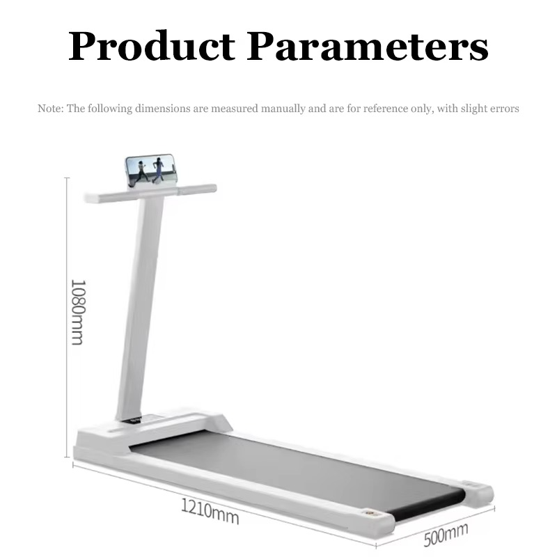 2025 New Mini Foldable Treadmill for Home Use, Ultra-Quiet Electric Walking Machine, Indoor Fitness Equipment