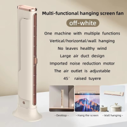 2025 New Bladeless Fan Portable Air Conditioning Fan 1200mah Home Office Charging Fan Vertical Cooling Fan Air Cooler