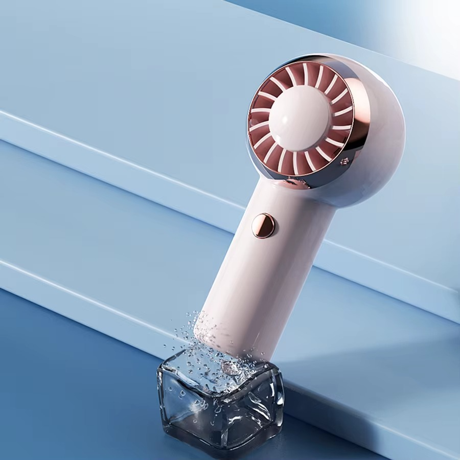 2024 New Ultra Lightweight Only 60G Handheld Fan Mini Air Conditioner Portable Fan Air Cooler Pocket Fan for Travelling Shopping