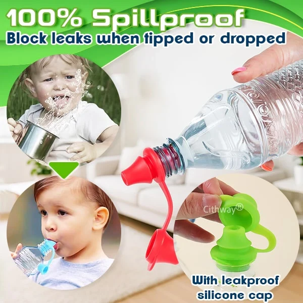 Cithway® Sip-Well Baby Silicone Bottle Top Spout (3PCS)