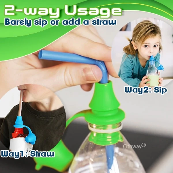 Cithway® Sip-Well Baby Silicone Bottle Top Spout (3PCS)