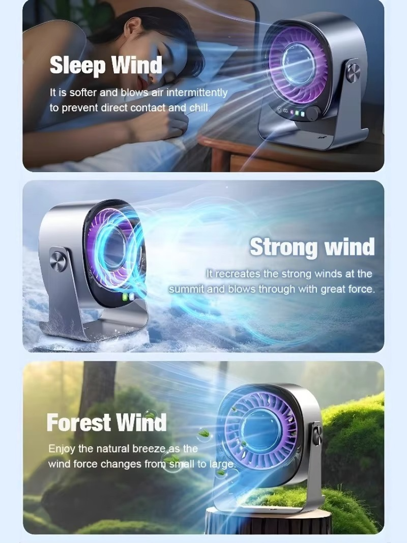 Multifunctional Electric Fan Circulator Wireless Portable Home Quiet Ventilator Desktop Wall Ceiling Fan Air Cooler